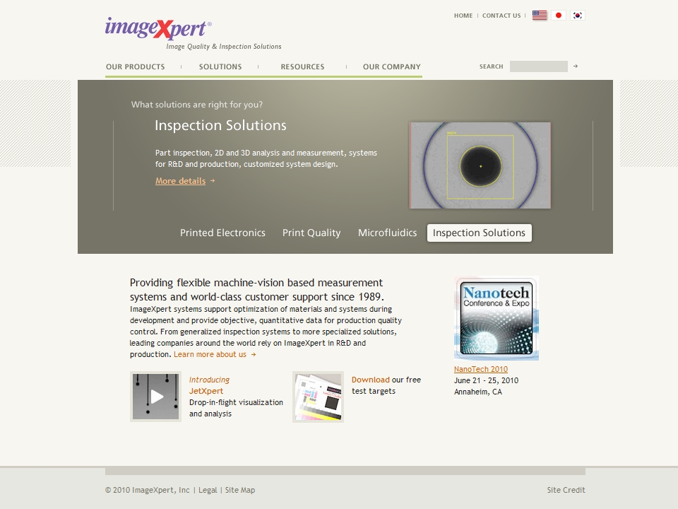 Homepage The homepage has seen some updates since 2004, getting a jQuery animation makeover in 2009.