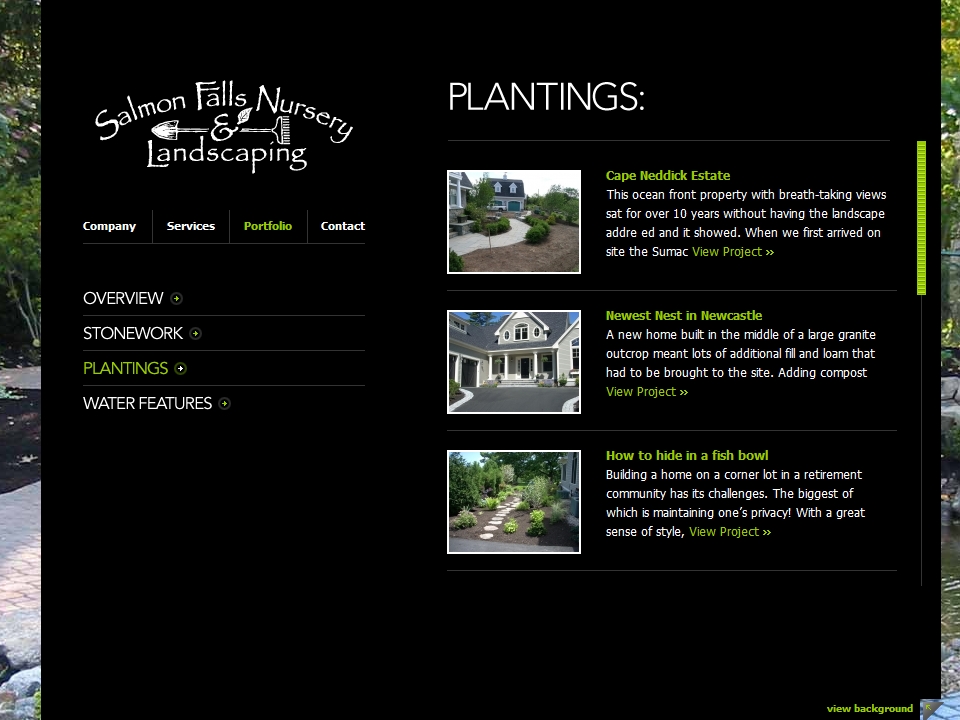 Category View Category overview